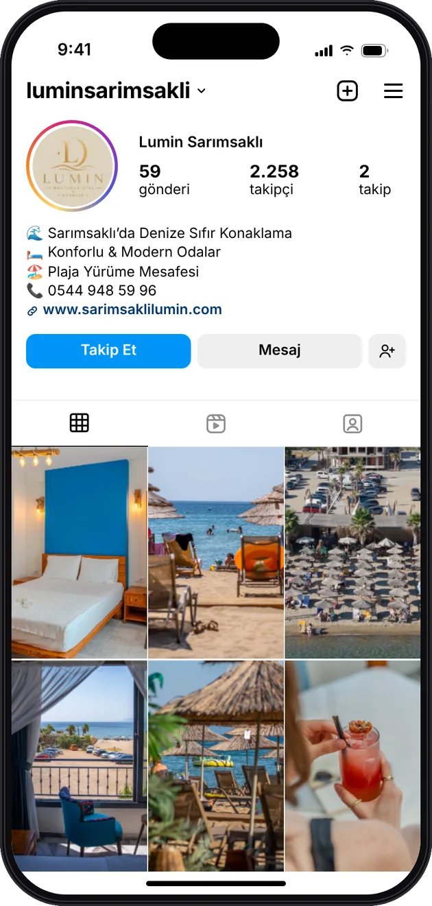 Lumin Sarımsaklı Instagram profili — Instagram ve Facebook reklam yönetimi · ESC Branding